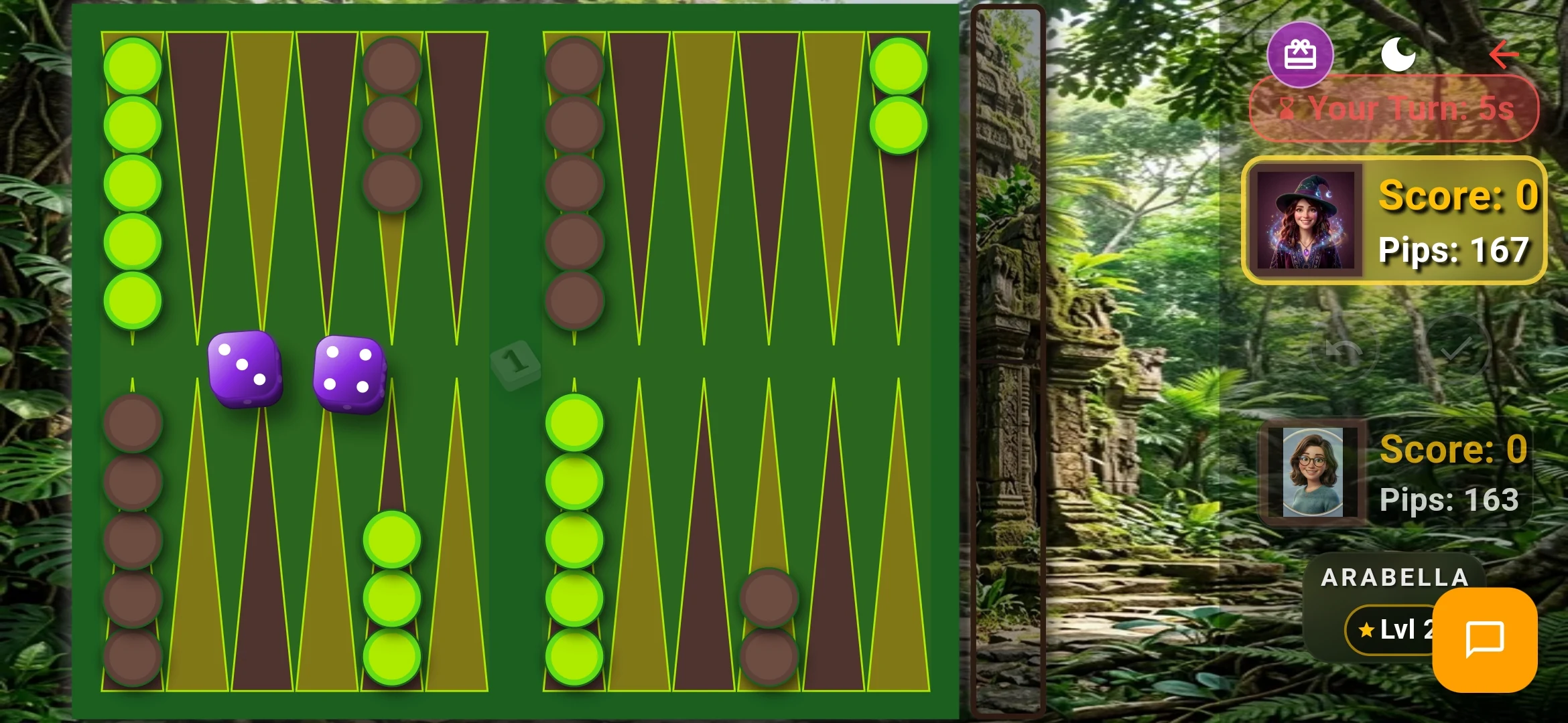 Official victory modal displaying points earned, trophy celebration, and instant rematch controls.