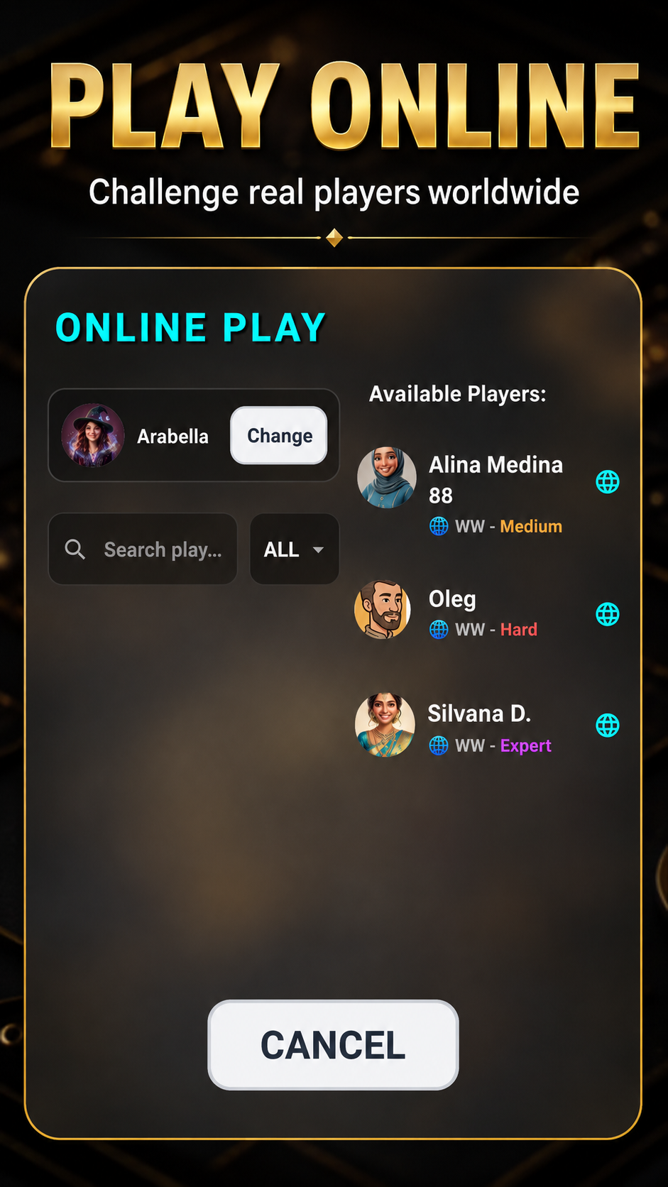 Real-Time Online Lobby